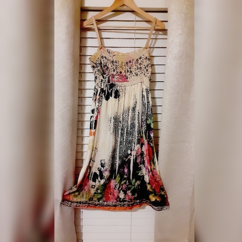 Lapis Floral dress